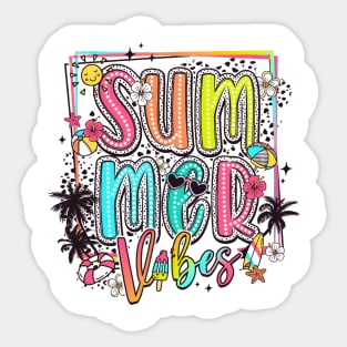 Summer Vibes Dalmatian Dots, Lake Days, Hello Summer, Family Vacation Sticker